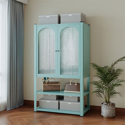 Μεταλλικό ντουλάπι με 2 πόρτες από ατσάλι με ράφι, ανθεκτικό, ρυθμιζόμενο, μοντέρνο σχέδιο