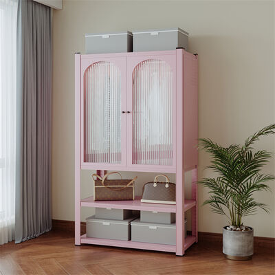 Μεταλλικό ντουλάπι με 2 πόρτες από ατσάλι με ράφι, ανθεκτικό, ρυθμιζόμενο, μοντέρνο σχέδιο