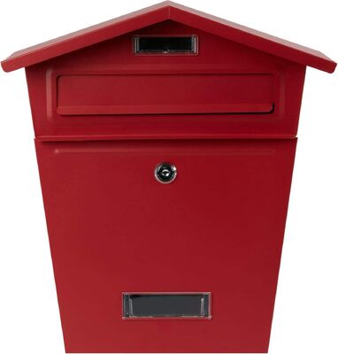 Μεταλλικό κουτί αλληλογραφίας με ηλεκτροστατική βαφή για τοίχο, για εξωτερικούς χώρους, βίλες, κήπους, ταχυδρομικές υπηρεσίες